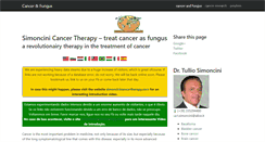 Desktop Screenshot of cancerfungus.com