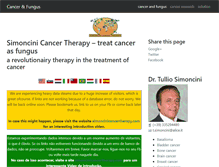 Tablet Screenshot of cancerfungus.com